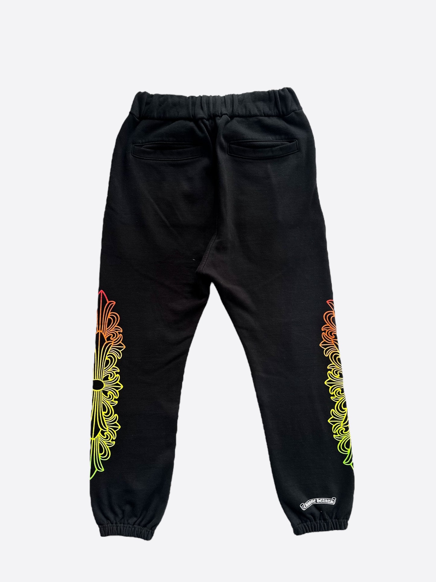 Chrome Hearts Black Gradient Circle Logo Sweatpants