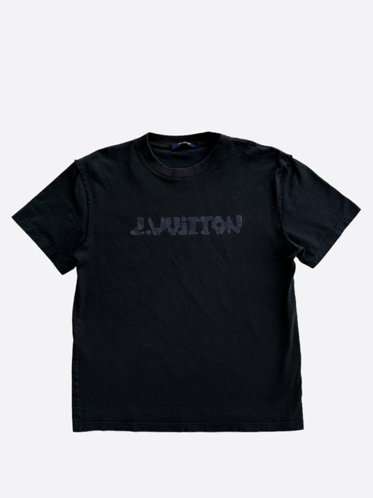 Louis Vuitton Black L.Vuitton Heat Reactive T-Shirt