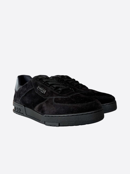 Louis Vuitton Black Suede Employee Exclusive Trainers