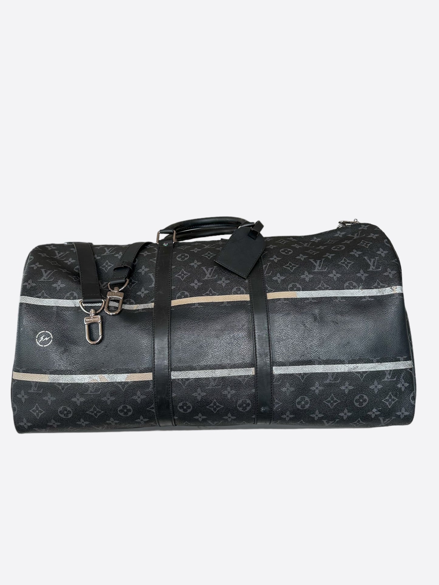 Louis Vuitton Fragment Reflective Monogram Keepall 55 – Savonches