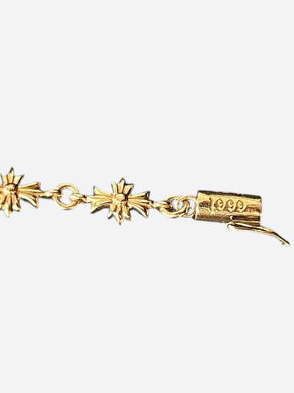 Chrome Hearts 22K Yellow Gold Tiny-E Bracelet