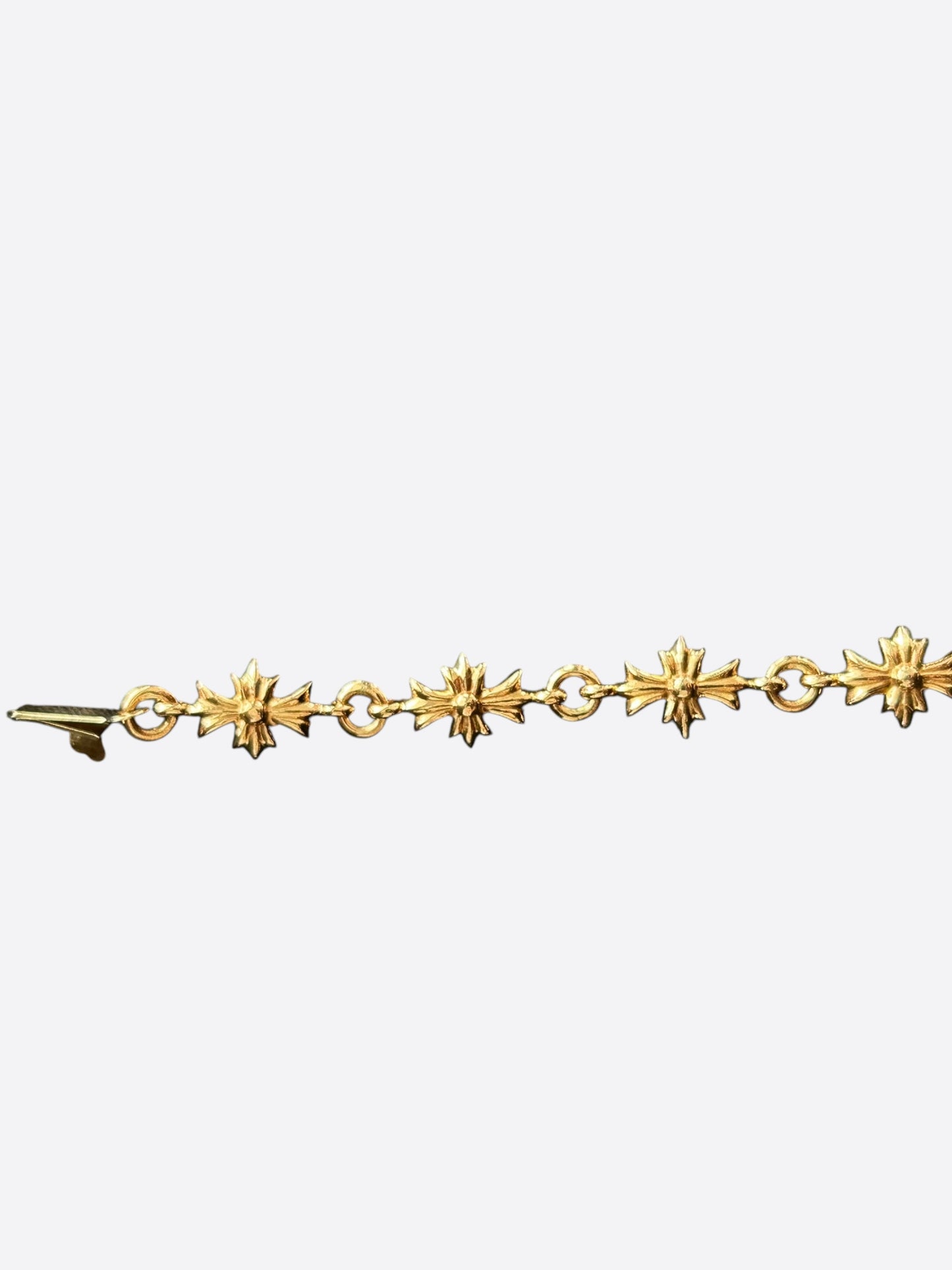 Chrome Hearts 22K Yellow Gold Tiny-E Bracelet