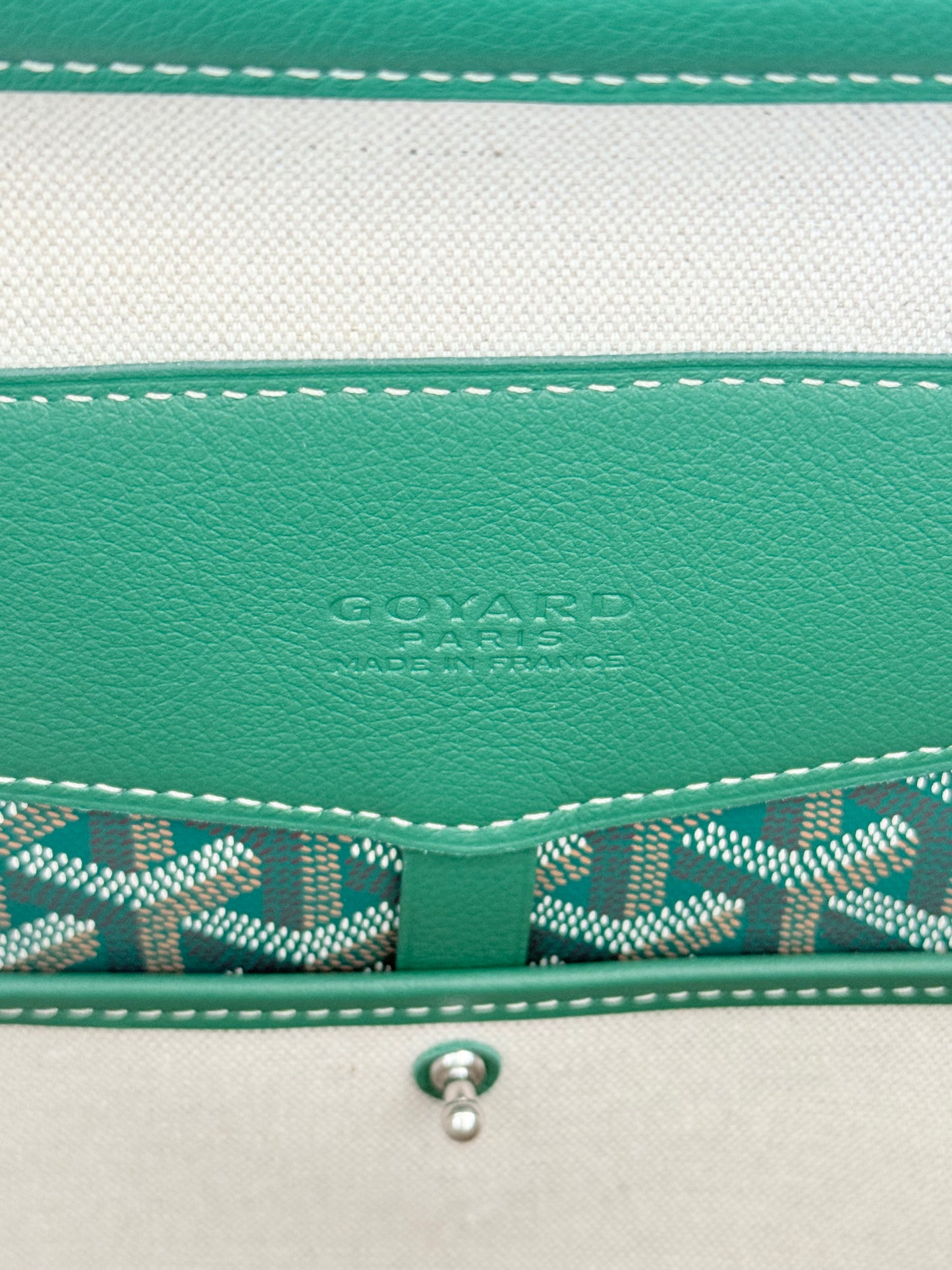 Goyard Green Cisalpin Backpack