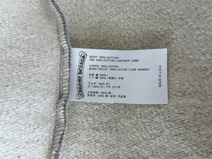Chrome Hearts Grey & Black Triple Cross Patch Paper Jam Hoodie