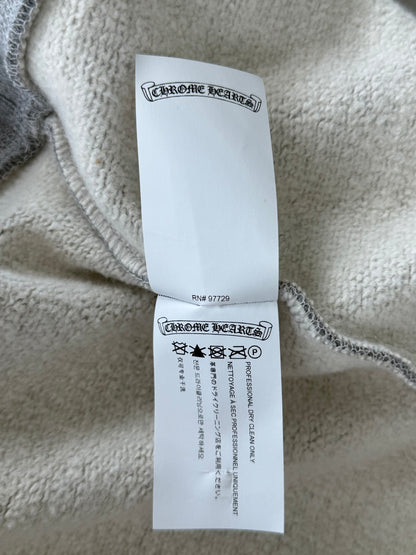 Chrome Hearts Grey & Black Triple Cross Patch Paper Jam Hoodie
