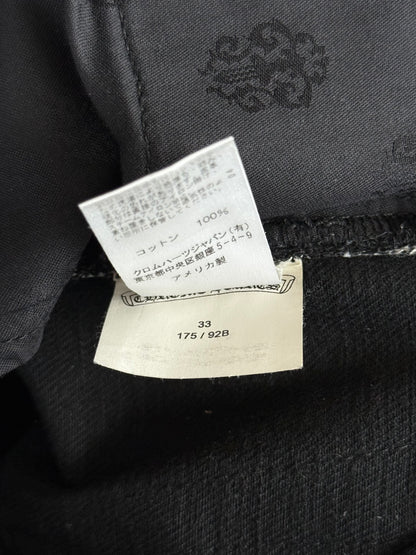 Chrome Hearts Black Denim Jeans