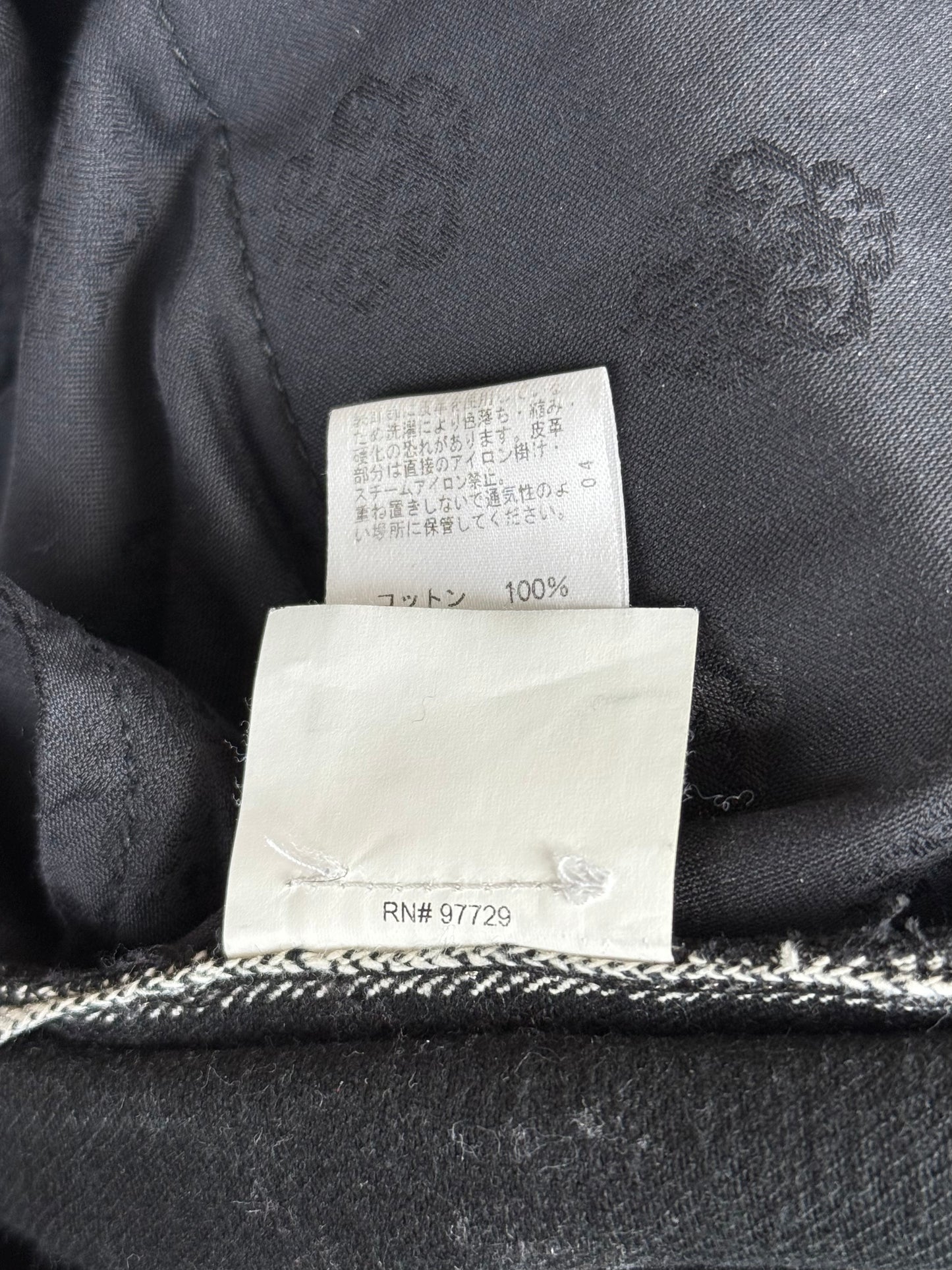 Chrome Hearts Black Denim Jeans