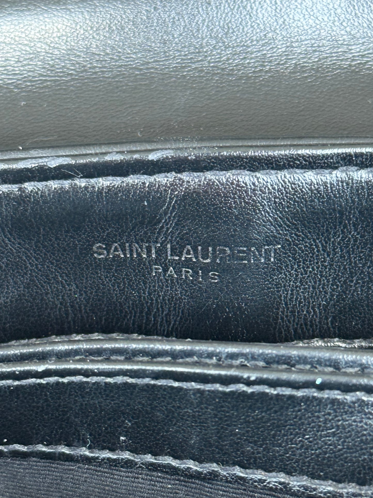 Saint Laurent Black Quilted Loulou Shoulder Bag