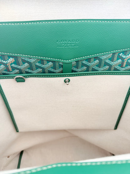 Goyard Green Cisalpin Backpack