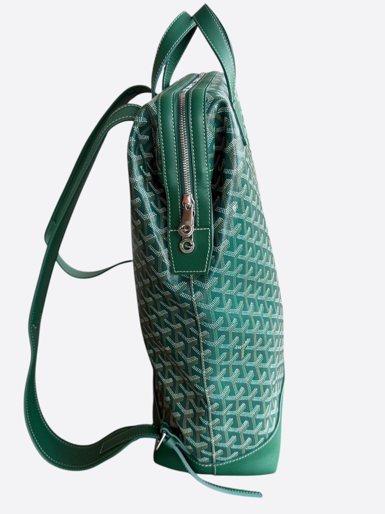 Goyard Green Cisalpin Backpack