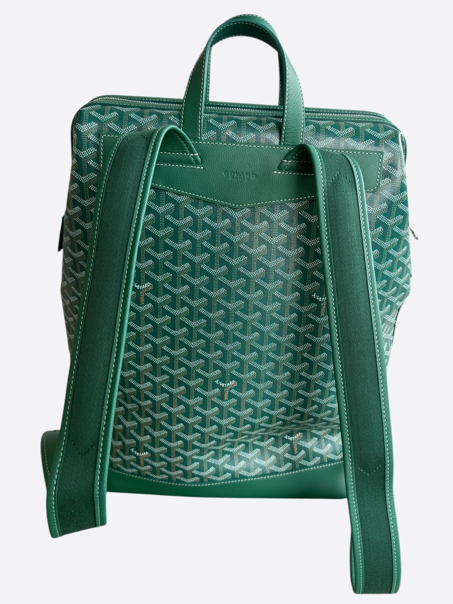 Goyard Green Cisalpin Backpack