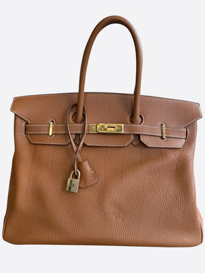 Hermes Gold Togo & Gold Hardware Birkin 35