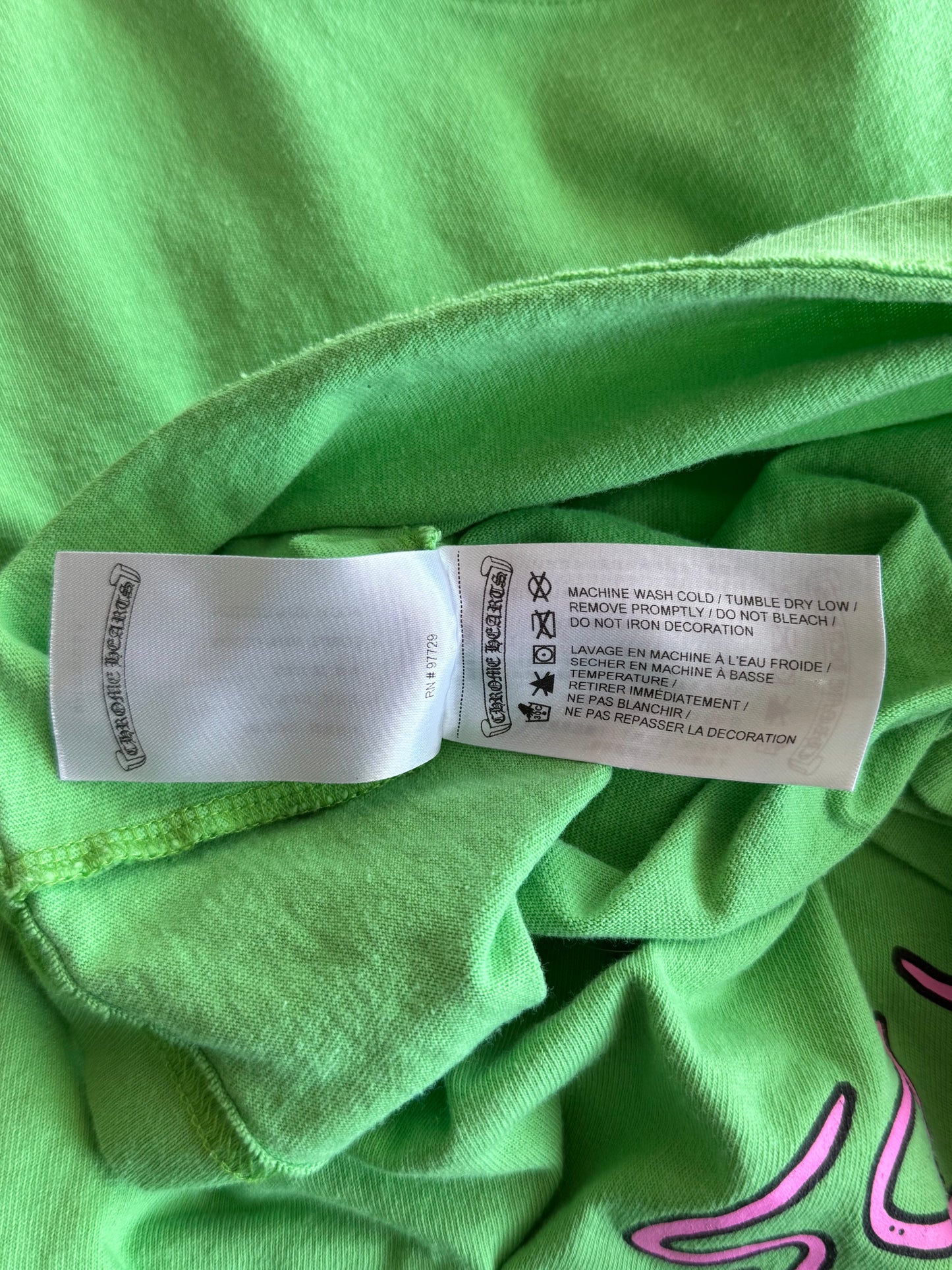 Chrome Hearts Green Sex Records Logo Longsleeve T-Shirt