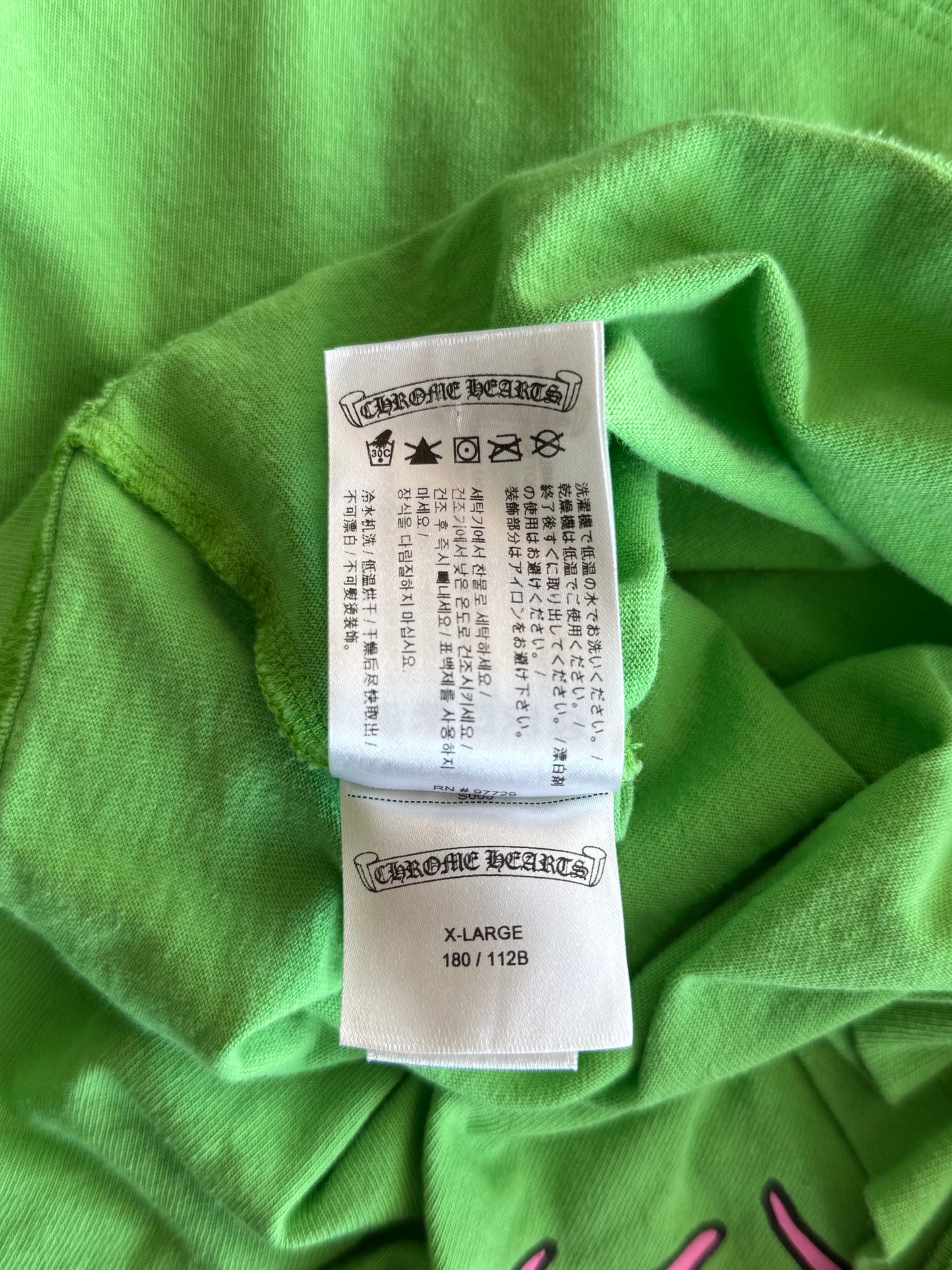 Chrome Hearts Green Sex Records Logo Longsleeve T-Shirt