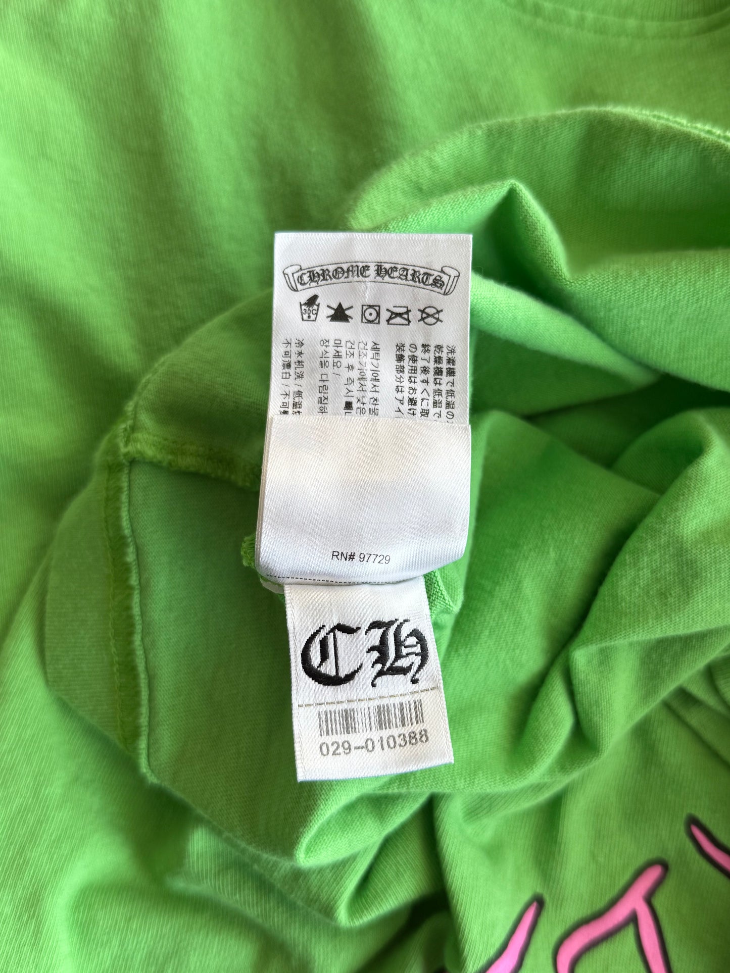 Chrome Hearts Green Sex Records Logo Longsleeve T-Shirt
