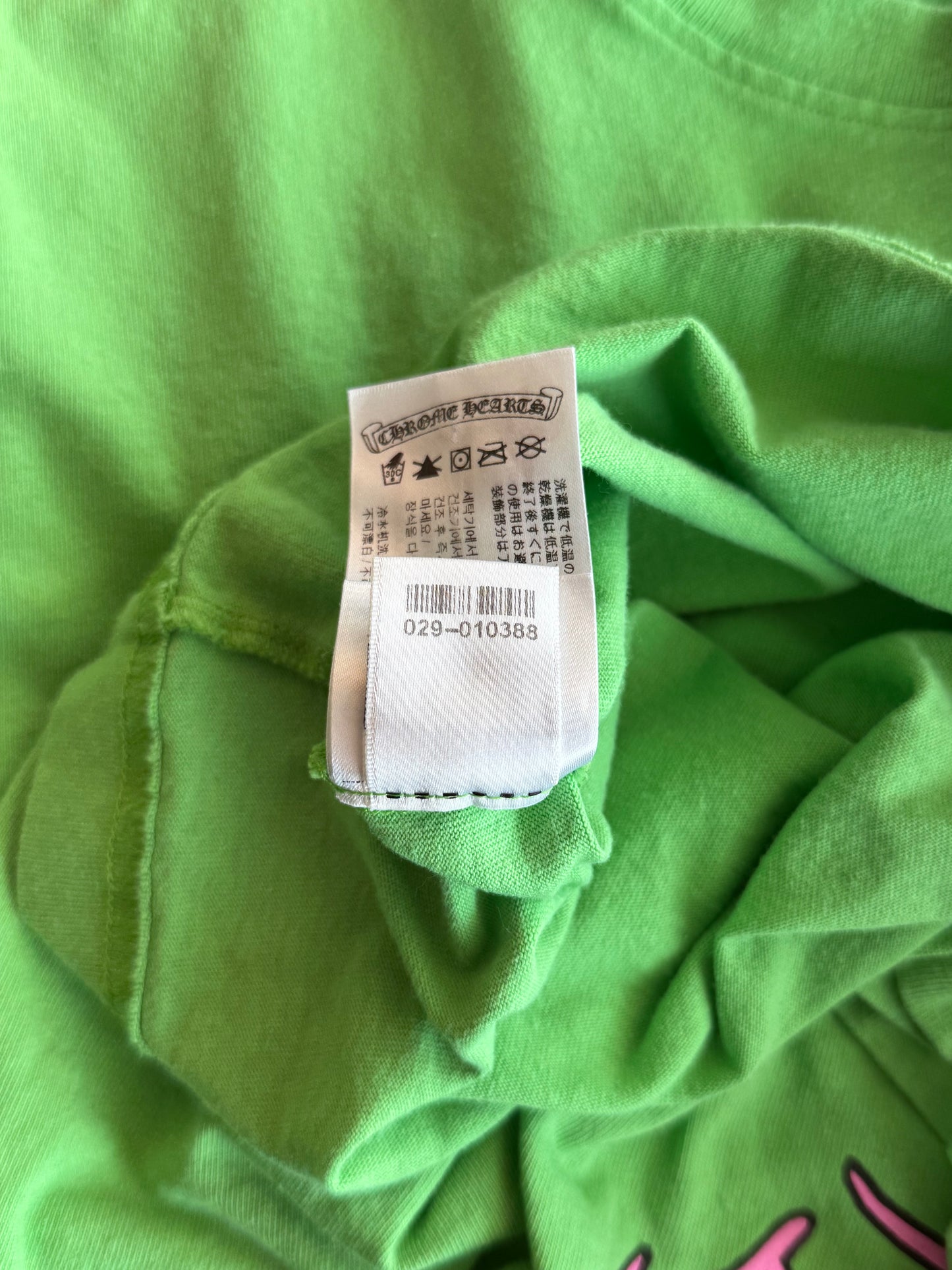 Chrome Hearts Green Sex Records Logo Longsleeve T-Shirt