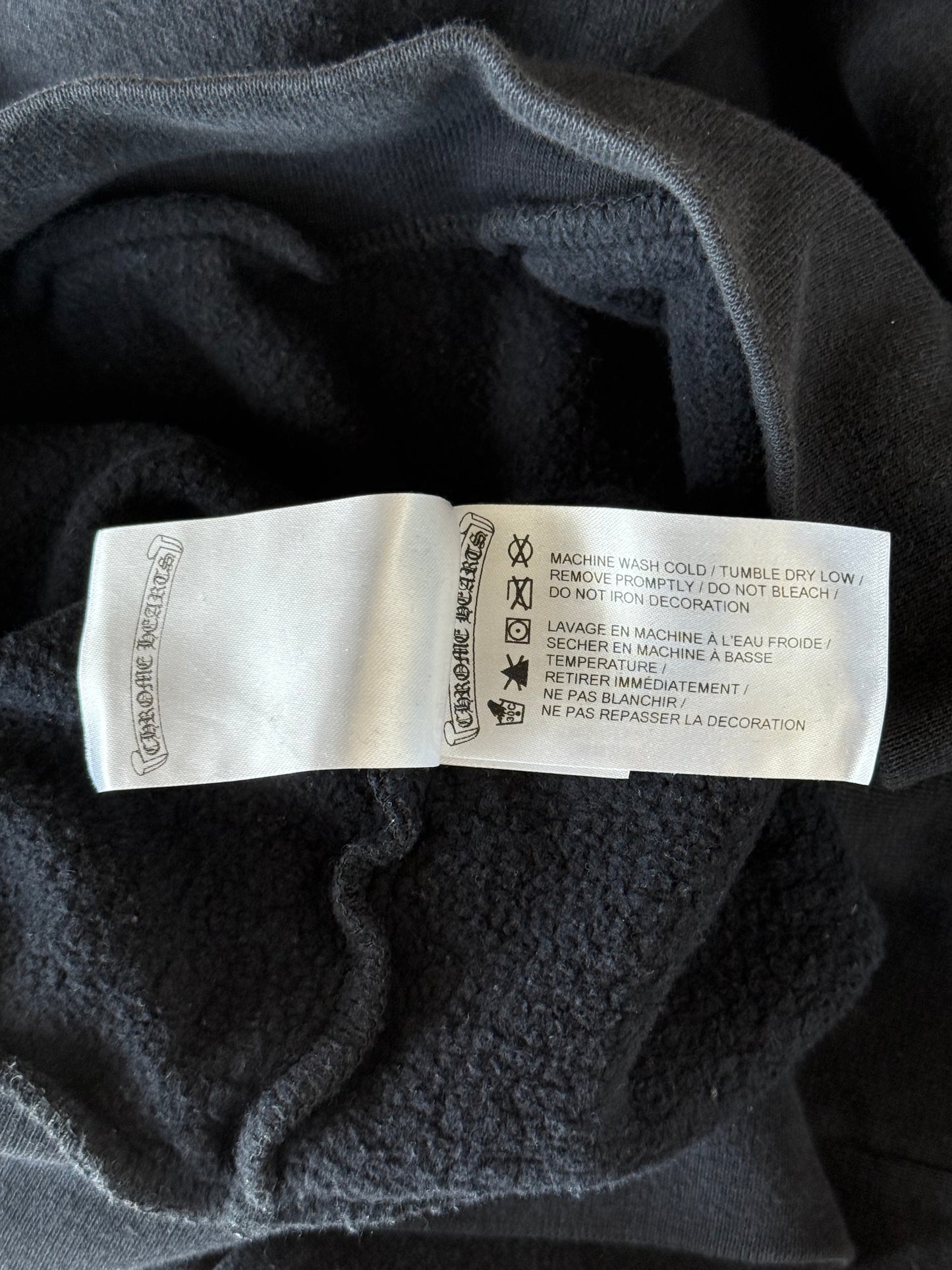 Chrome Hearts Black Sunset Gradient T-Bar Hoodie