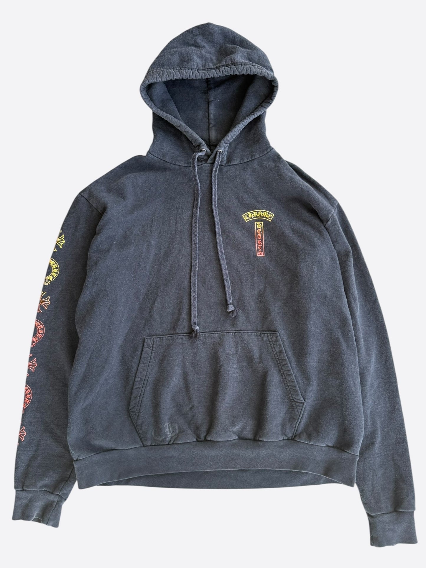 Chrome Hearts Black Sunset Gradient T-Bar Hoodie