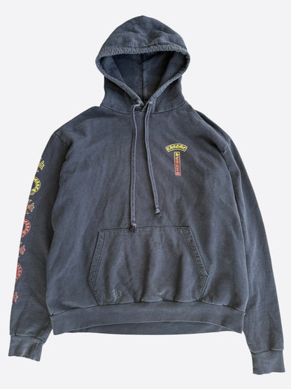 Chrome Hearts Black Sunset Gradient T-Bar Hoodie