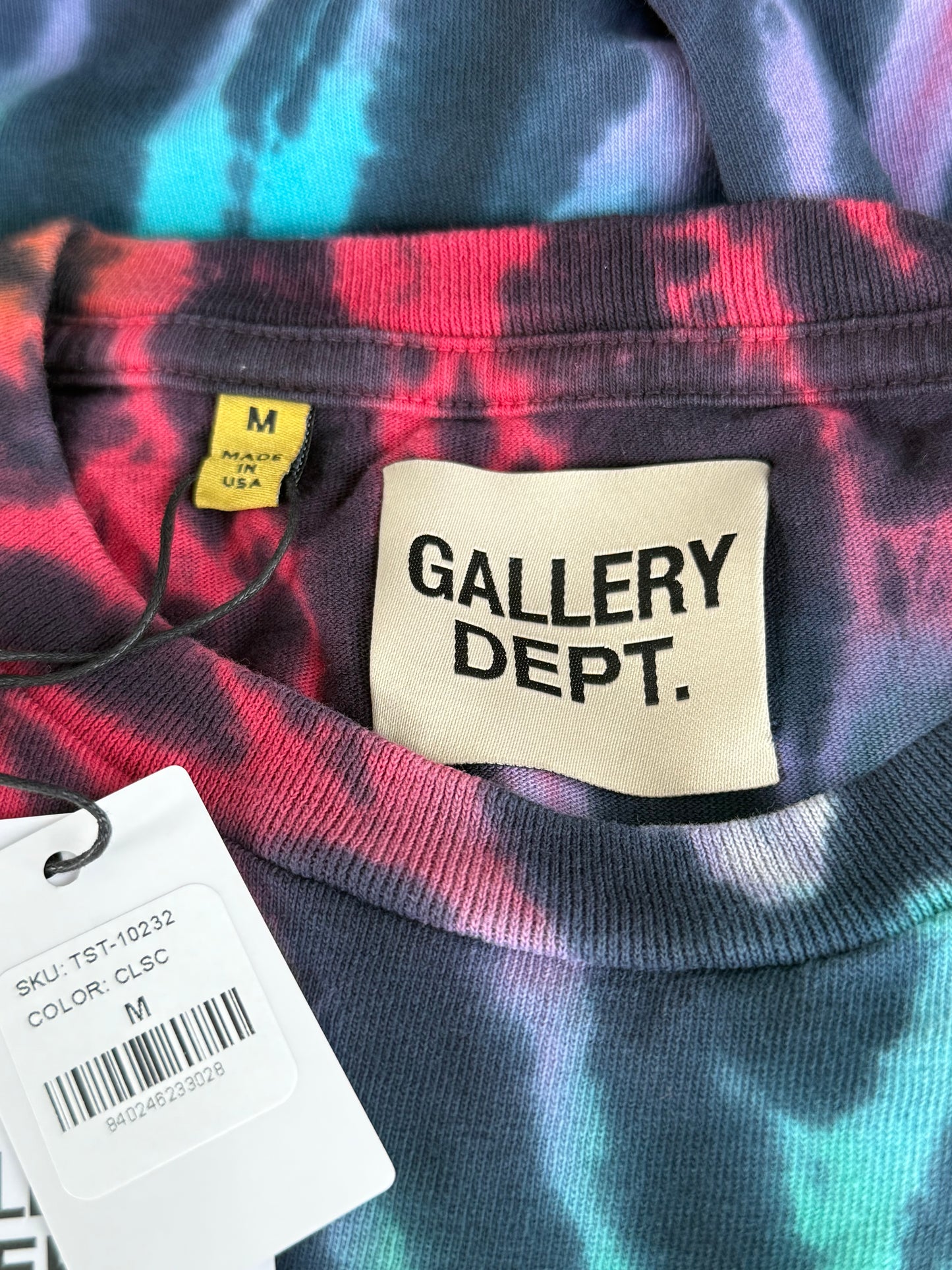 Gallery Dept Tropical Tie-Dye Miami Exclusive Logo T-Shirt