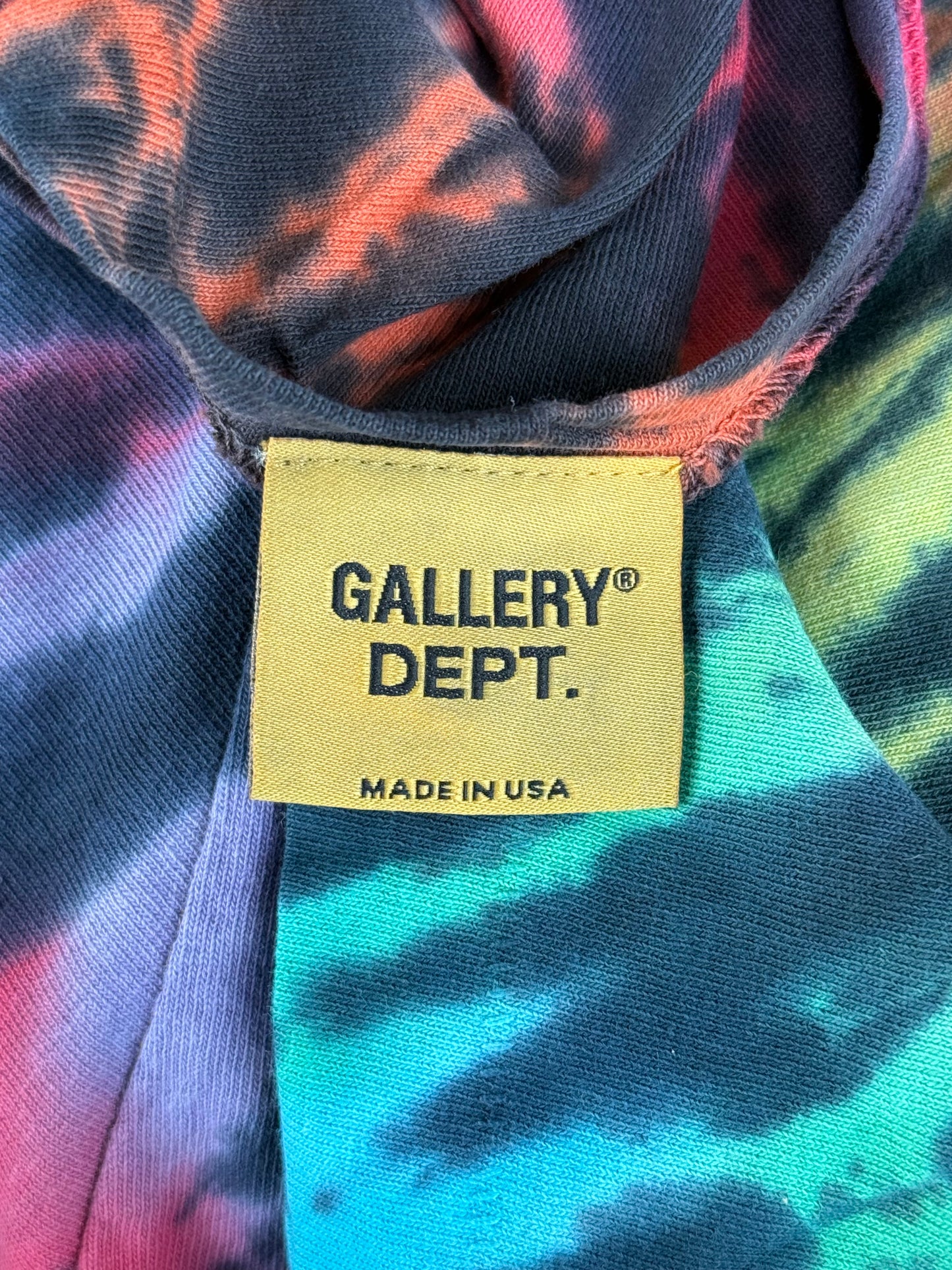 Gallery Dept Tropical Tie-Dye Miami Exclusive Logo T-Shirt