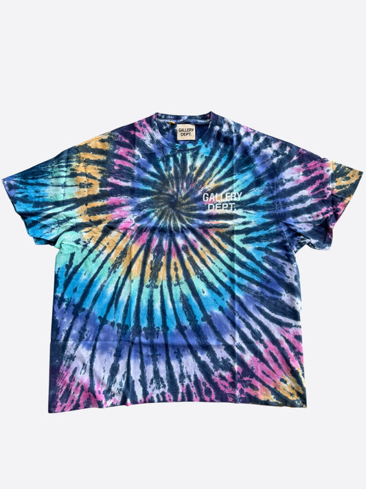 Gallery Dept Tropical Tie-Dye Miami Exclusive Logo T-Shirt