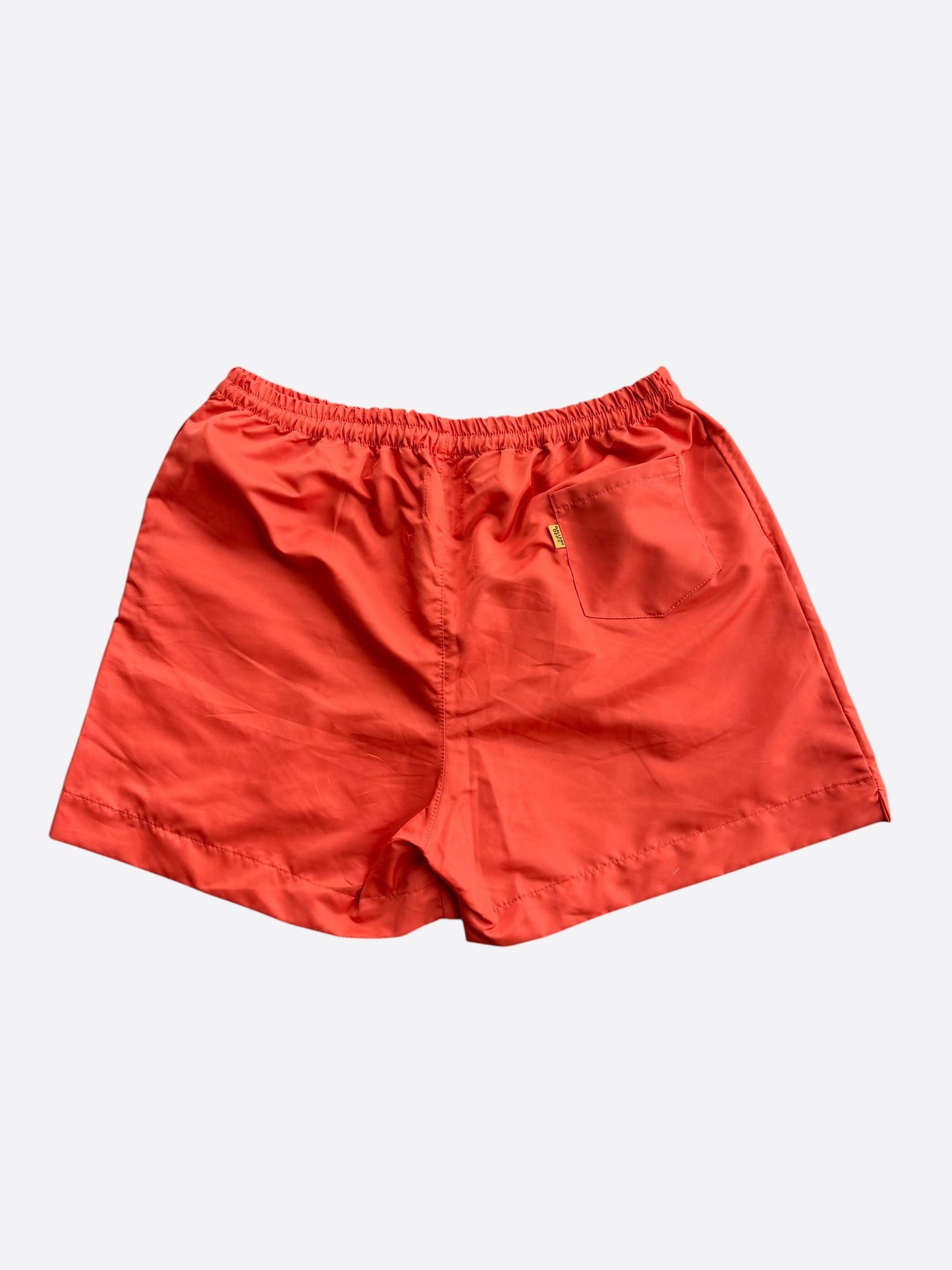 Gallery Dept Orange & White Embroidered Logo Zuma Shorts