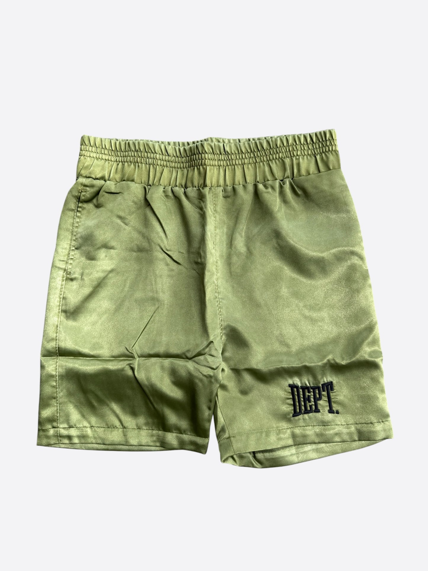 Gallery Dept Green & Black Jacky Boxing Logo Shorts