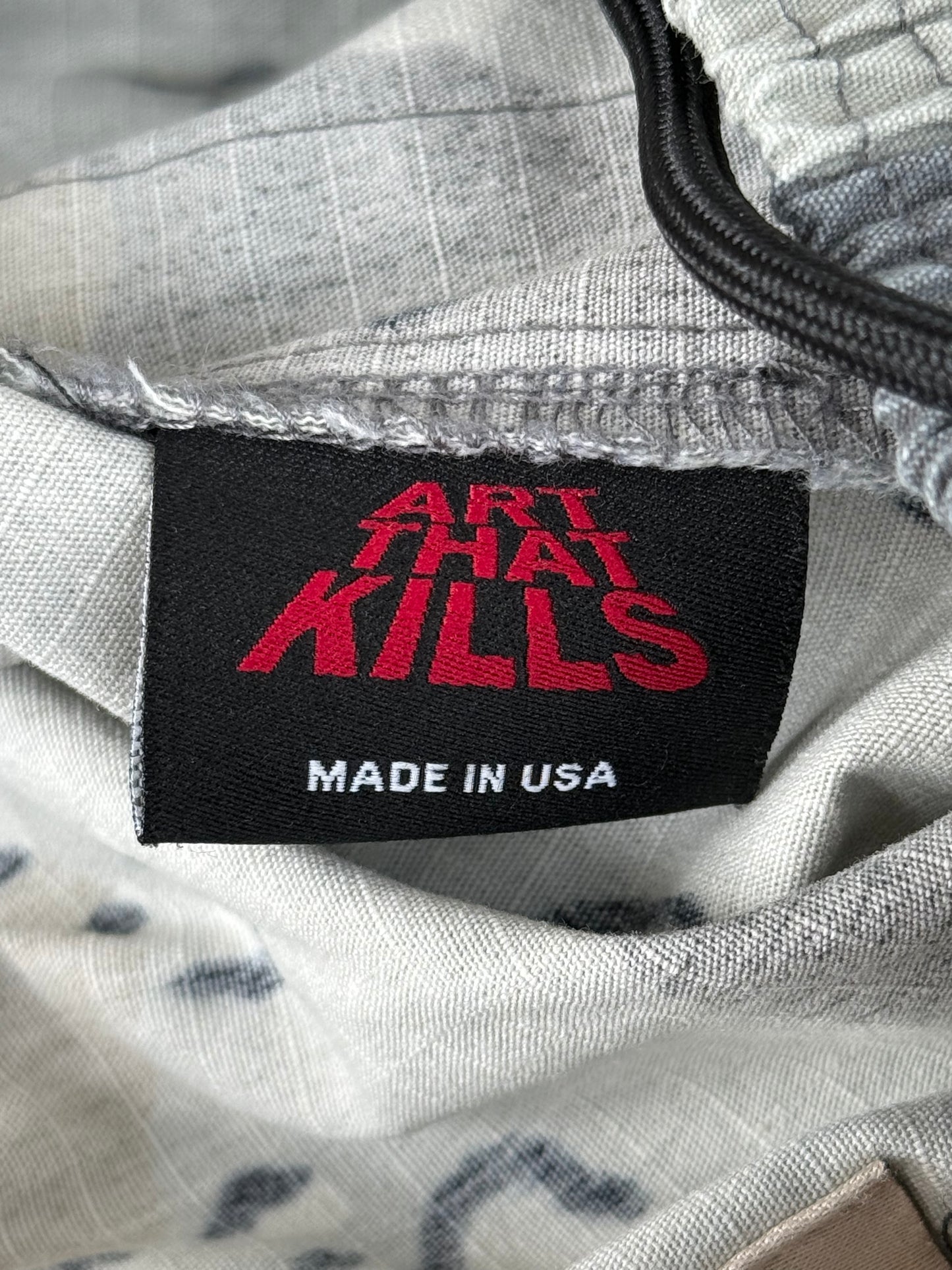 Gallery Dept Grey Camouflage & Red Art That Kills Shorts