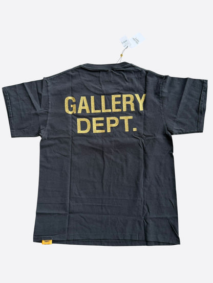 Gallery Dept Black Palette Glitter Logo T-Shirt