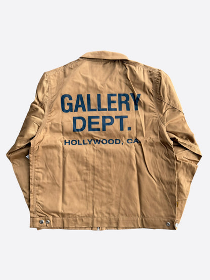 Gallery Dept Brown & Black Logo Montecito Jacket