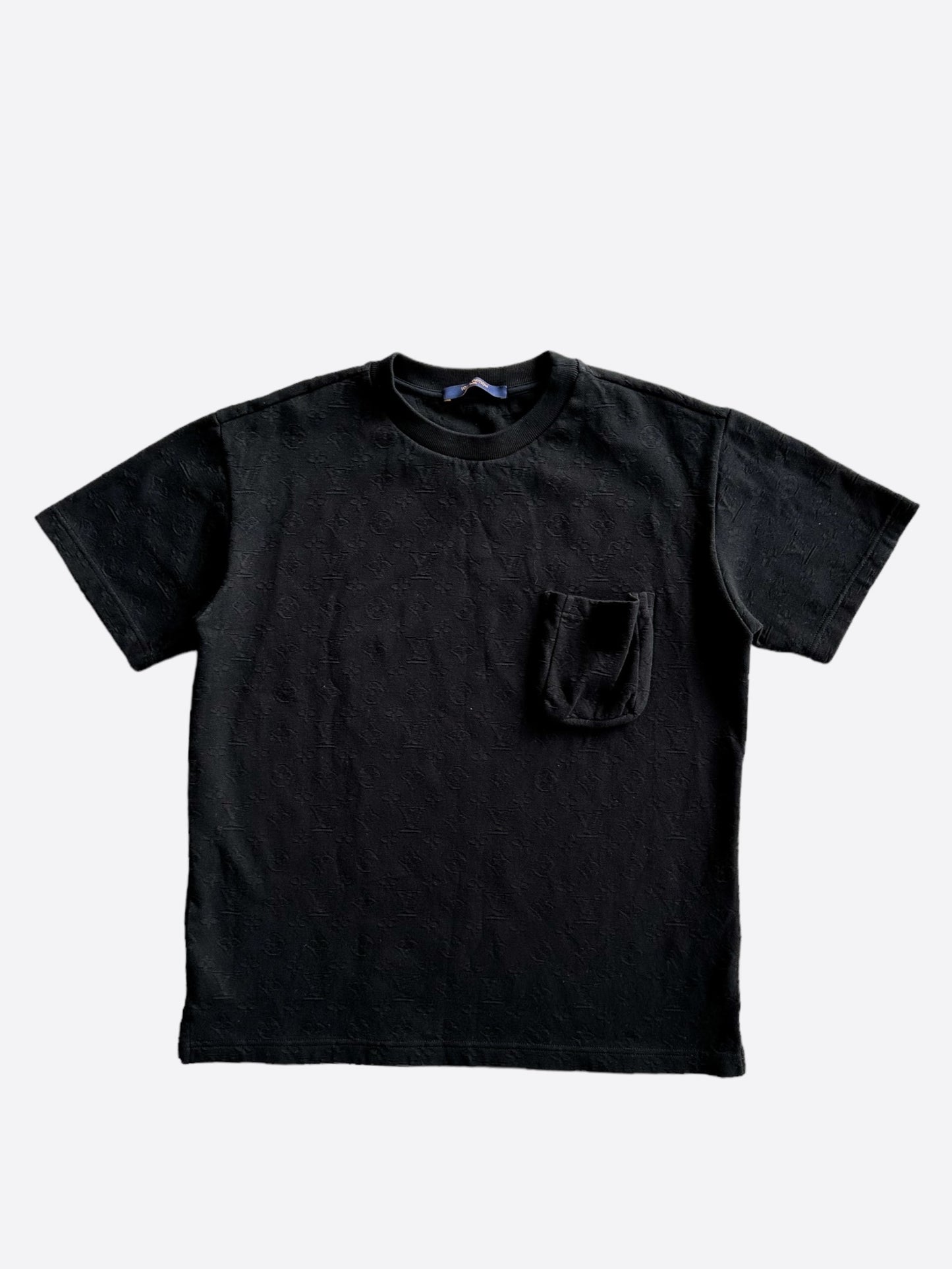 Louis Vuitton Black Monogram Pocket T-Shirt