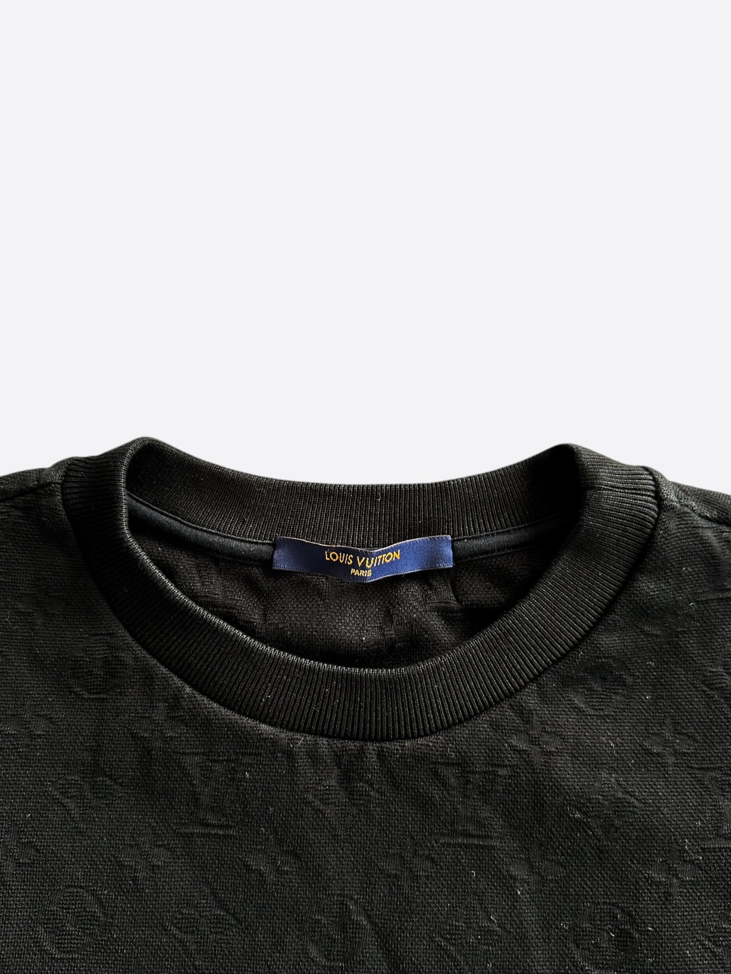 Louis Vuitton Black Monogram Pocket T-Shirt