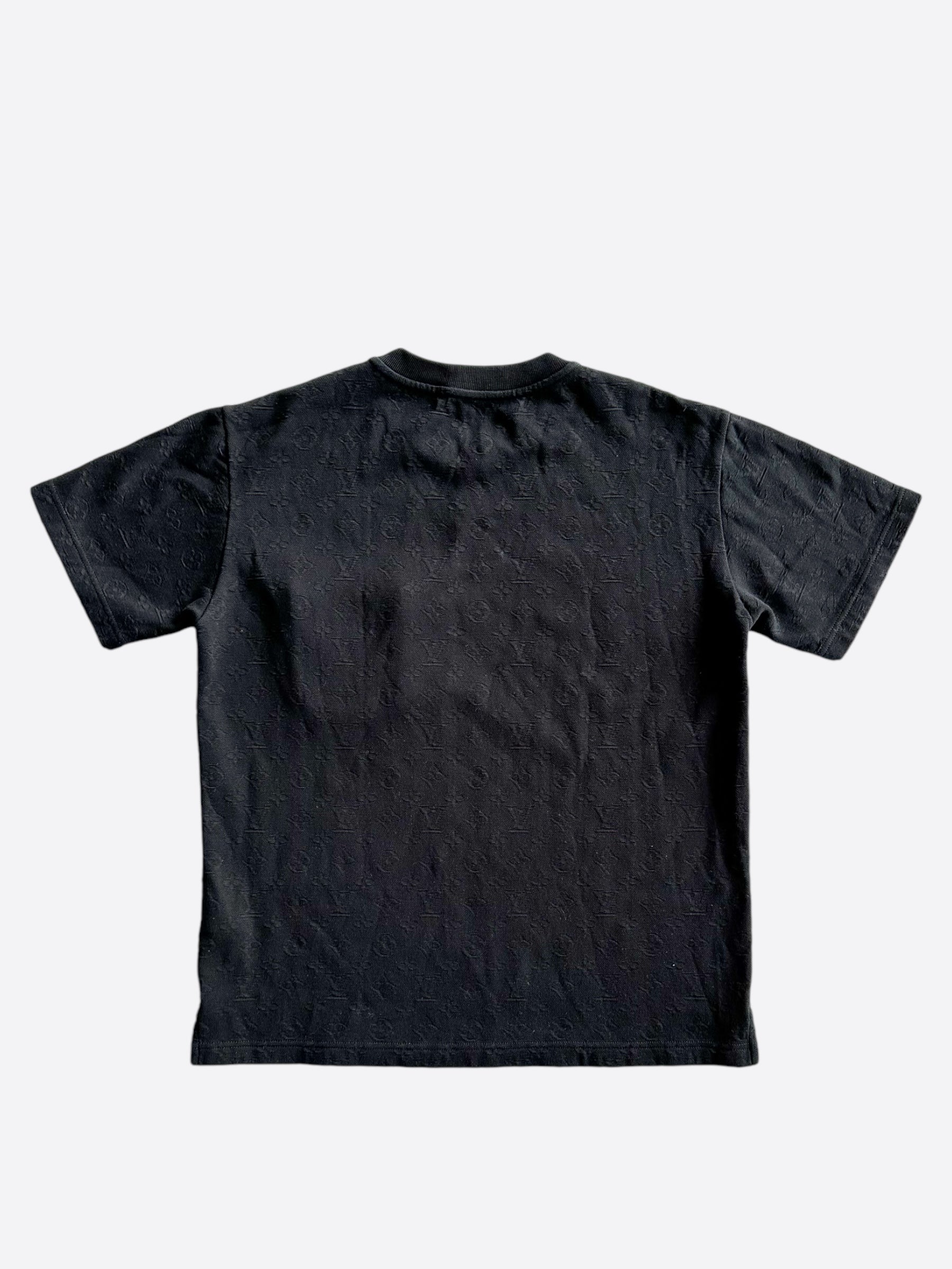 Louis Vuitton Black Monogram Pocket T-Shirt – Savonches