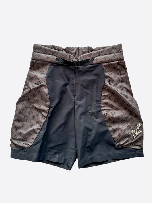 Louis Vuitton Grey 2054 Monogram Shorts