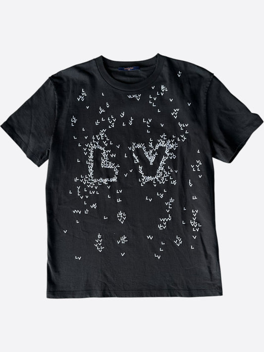 Louis Vuitton Black & White LV Spread T-Shirt