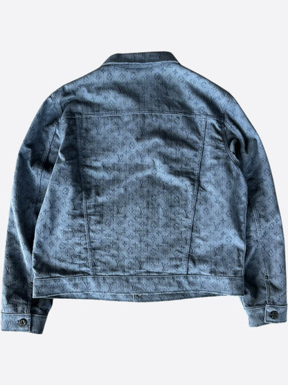 Louis Vuitton Blue Monogram Denim Jacket