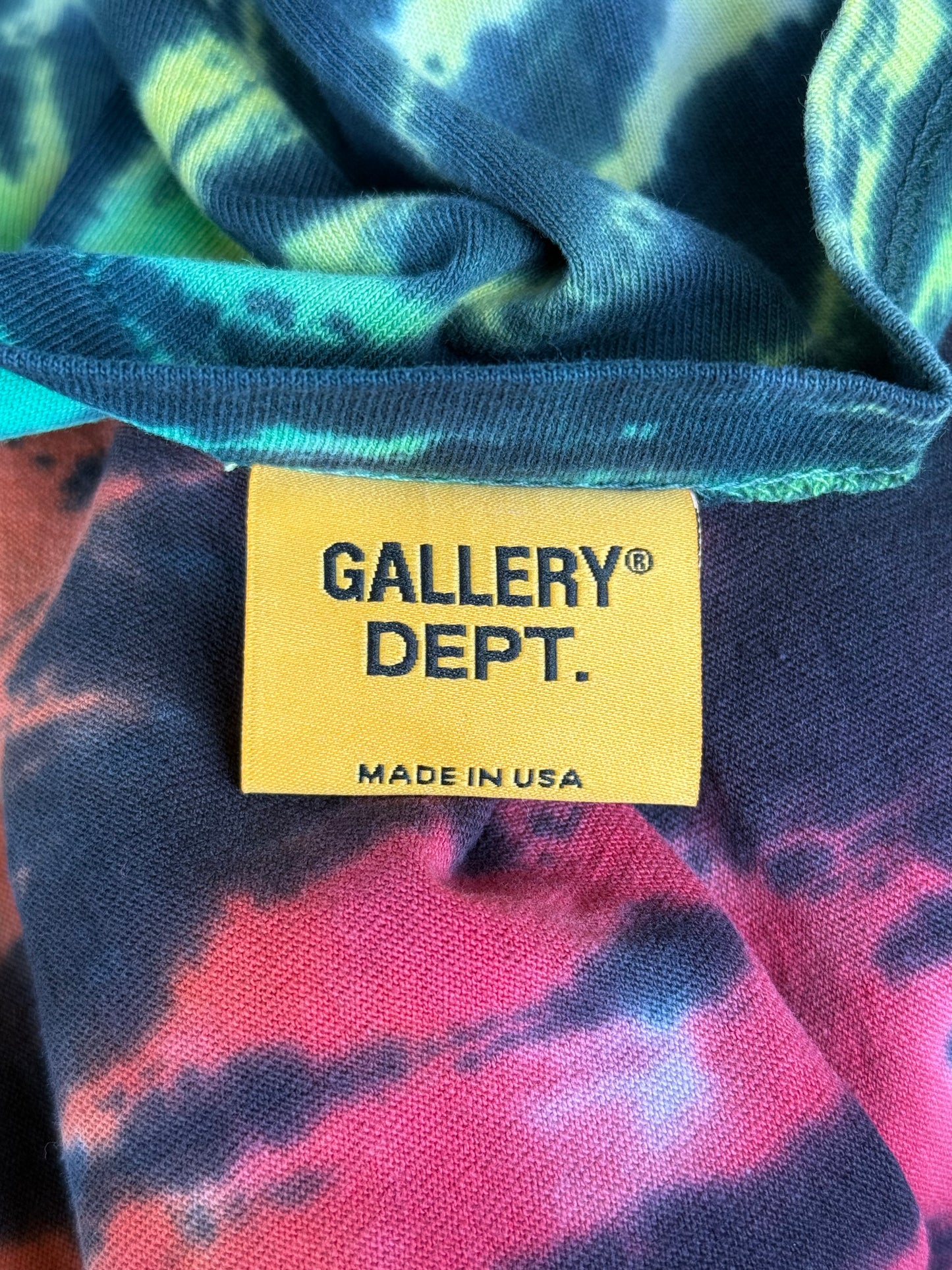 Gallery Dept Multicolor Tie-Dye Tokyo Exclusive Logo T-Shirt