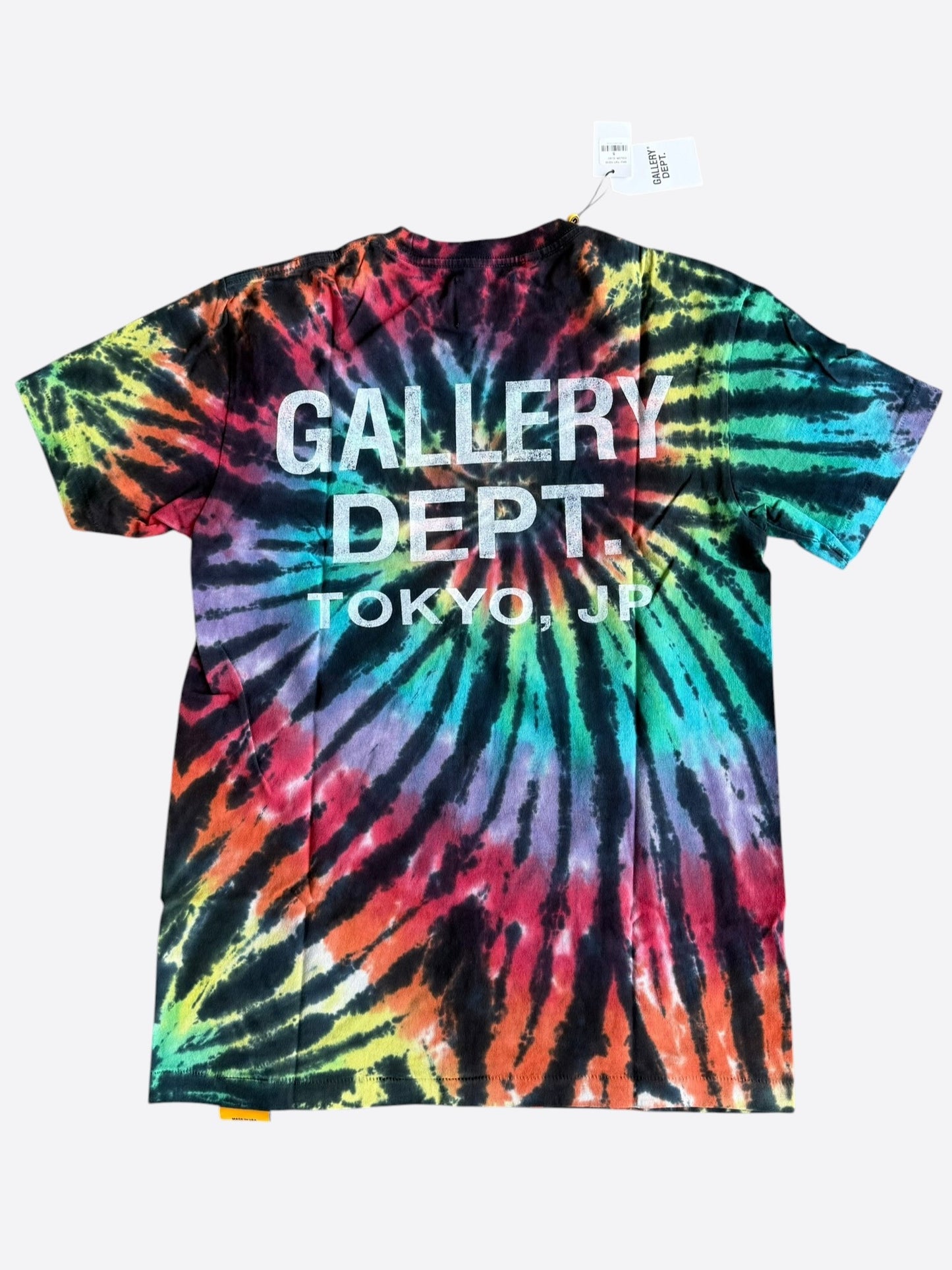 Gallery Dept Multicolor Tie-Dye Tokyo Exclusive Logo T-Shirt