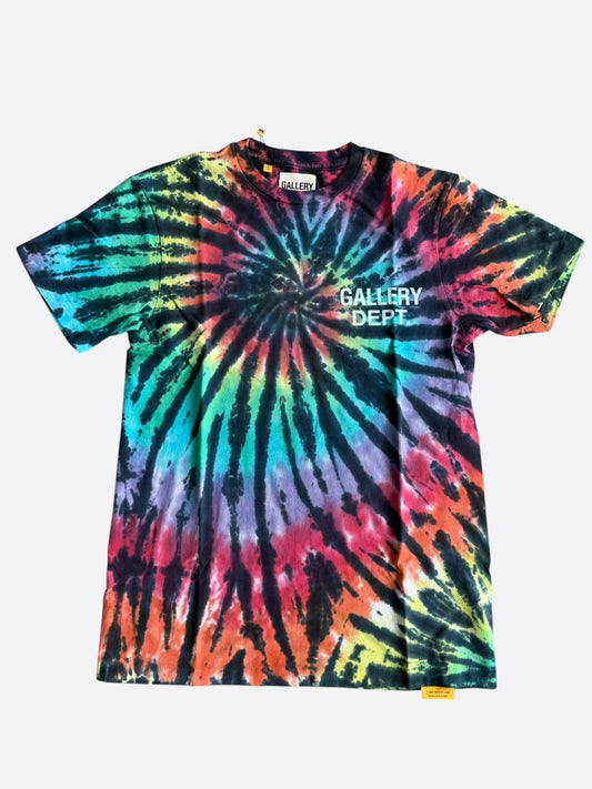 Gallery Dept Multicolor Tie-Dye Tokyo Exclusive Logo T-Shirt