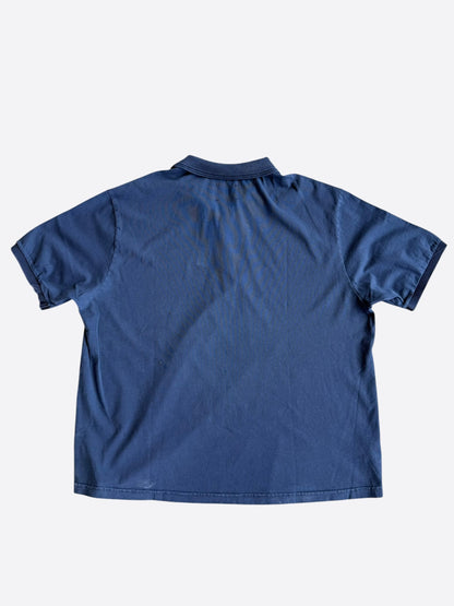 Gallery Dept Navy & Yellow Logo Polo T-Shirt