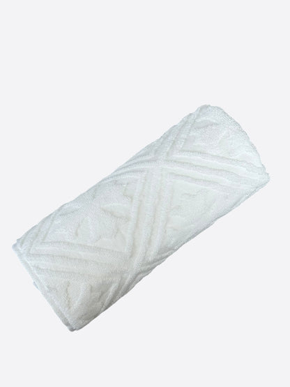 Chrome Hearts White Cross Jacquard Towel