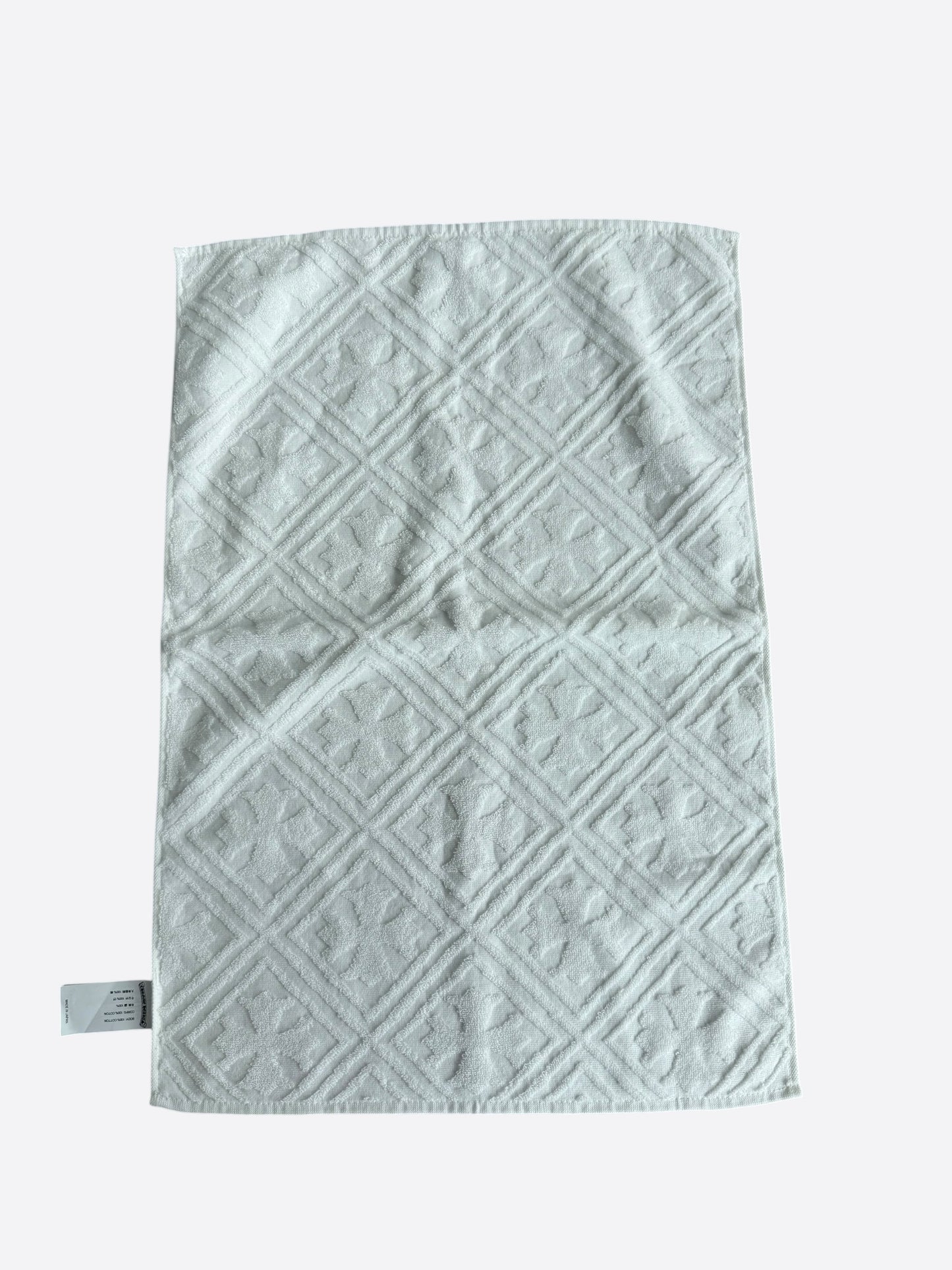 Chrome Hearts White Cross Jacquard Towel
