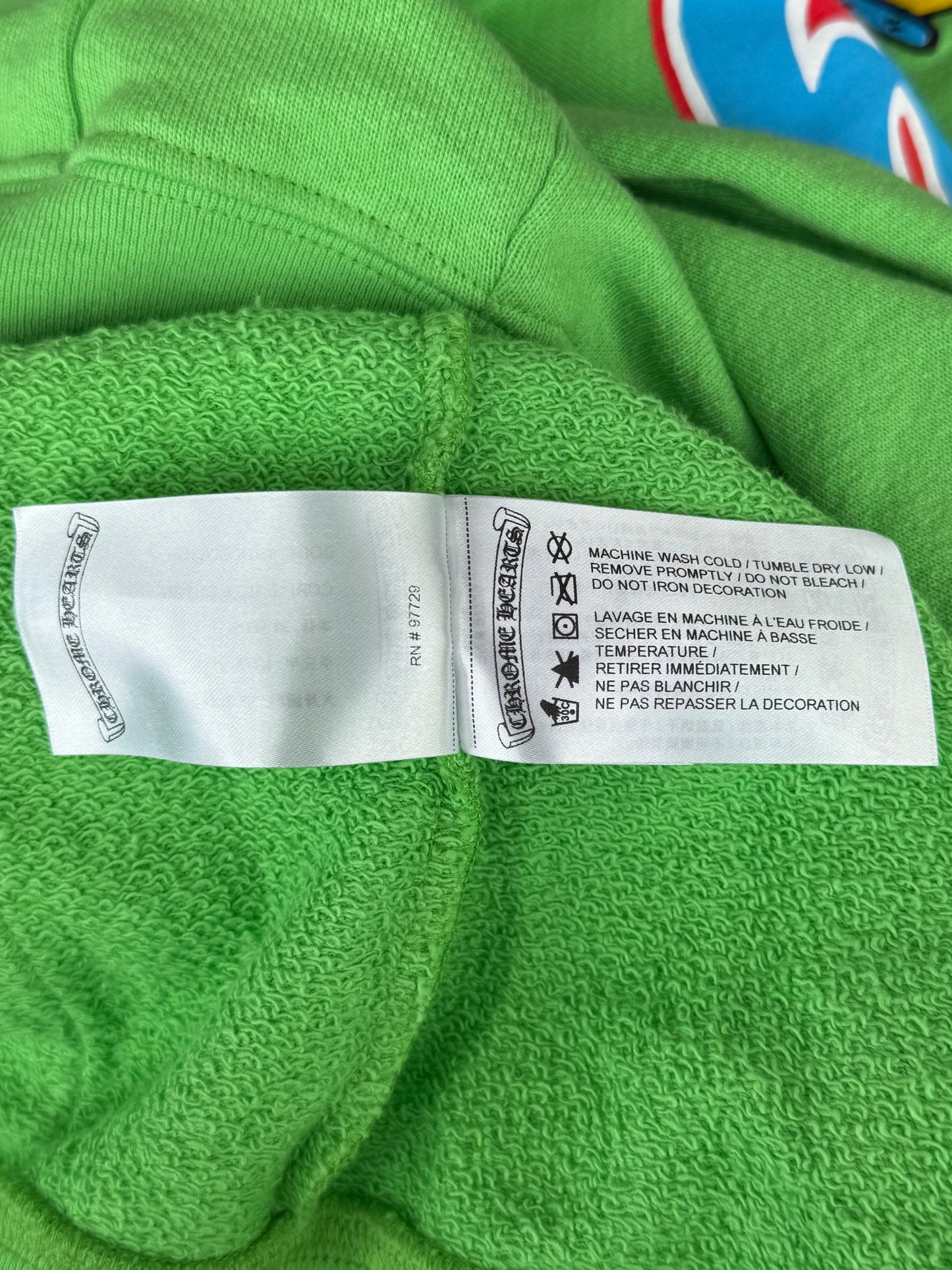 Chrome Hearts Green Sex Records Logo Hoodie