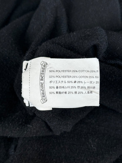 Chrome Hearts Matty Boy Black Defiance Attitude Graphic Zip Up Hoodie