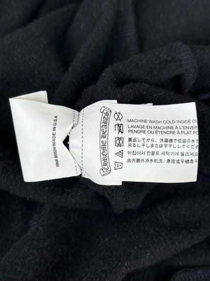 Chrome Hearts Matty Boy Black Defiance Attitude Graphic Zip Up Hoodie