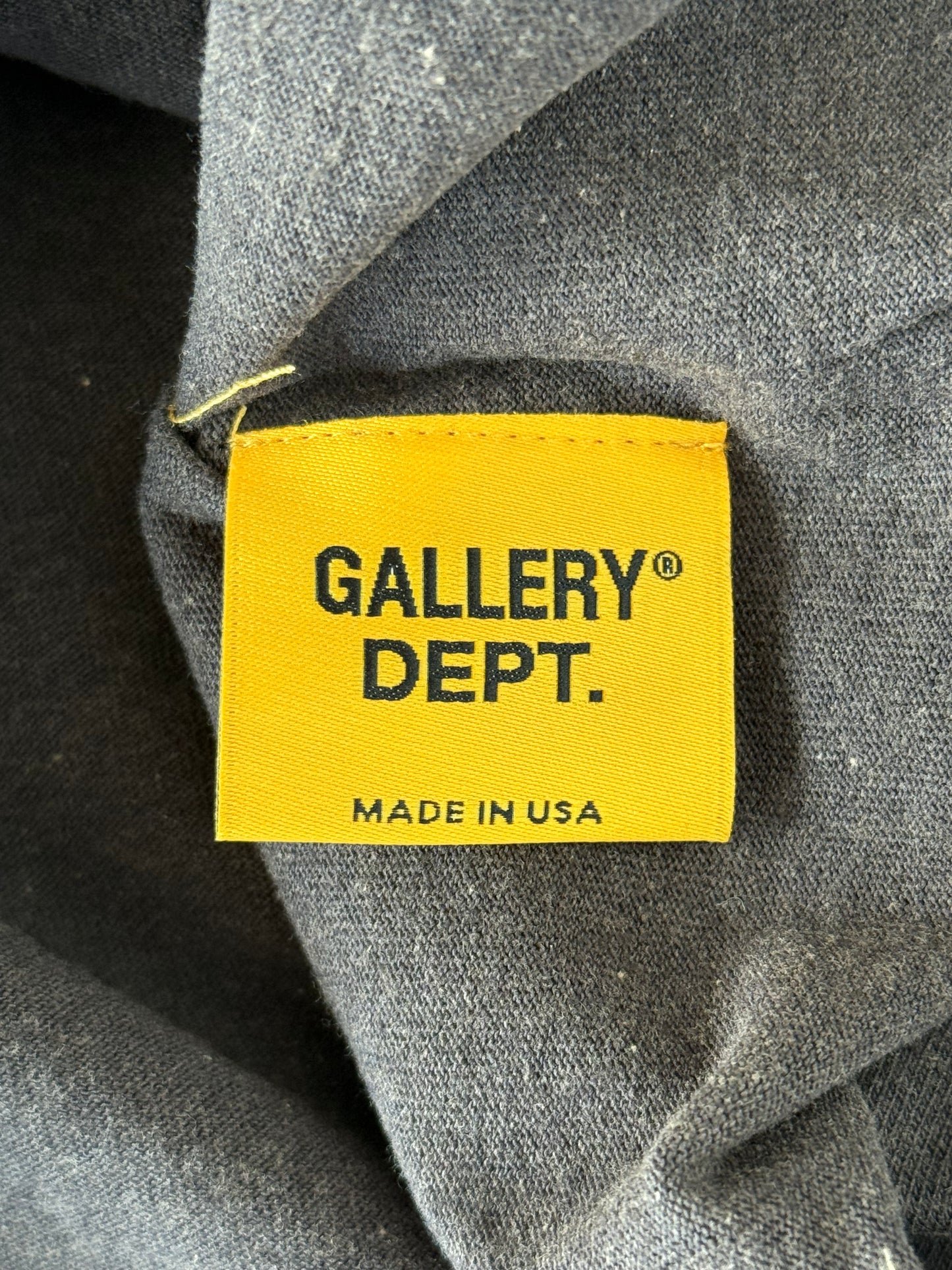 Gallery Dept Faded Black Venice Beach Glitter Logo Sleeveless T-Shirt