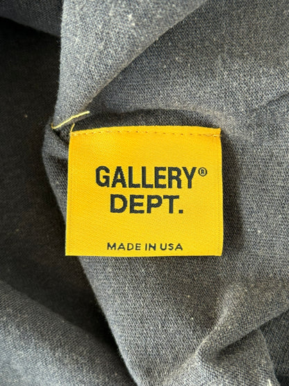 Gallery Dept Faded Black Venice Beach Glitter Logo Sleeveless T-Shirt