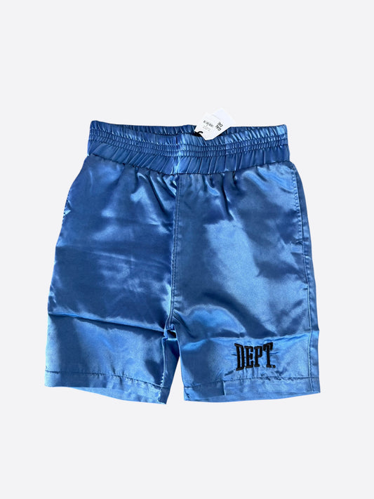Gallery Dept Blue & Black Jacky Boxing Logo Shorts