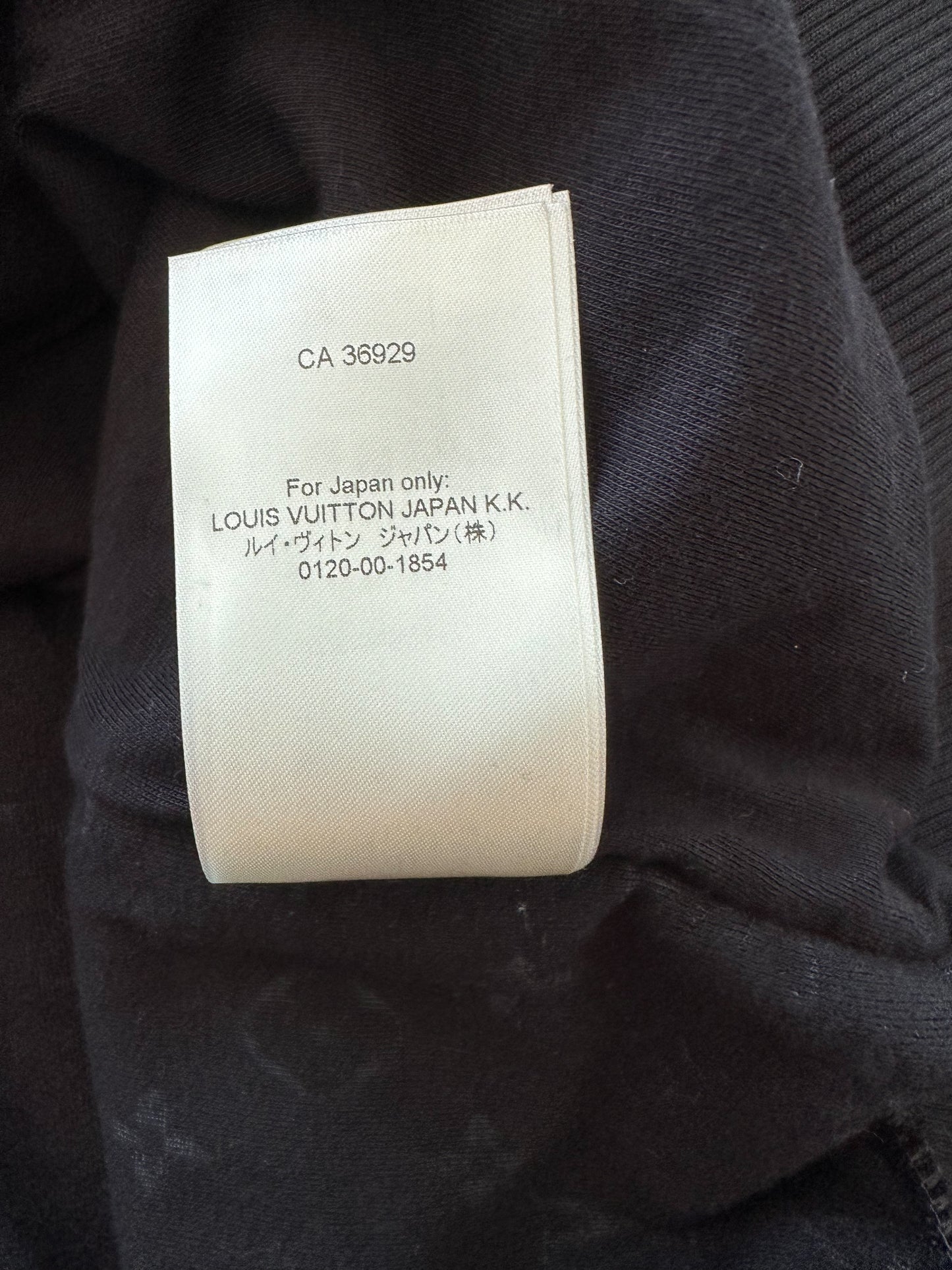 Louis Vuitton Black Monogram Towel Zip Up Hoodie